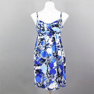 Ann Taylor Loft Women Dress Blue White 4